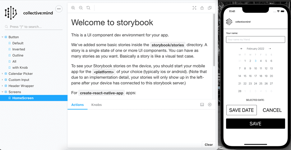 Storybook Full Application